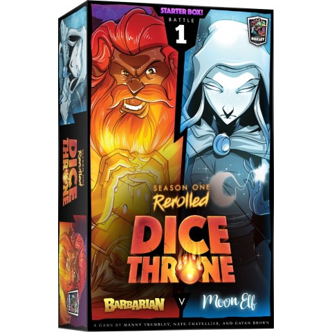Dice Throne Season One ReRolled 1: Barbarian vs. Moon Elf - Roxley Games