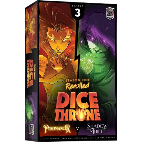 Dice Throne Season One ReRolled 3: Pyromancer vs. Shadow Thief - Roxley Games