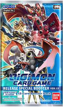 Digimon Card Game: Release Special Booster Ver.1.5 BT01-03 - Bandai