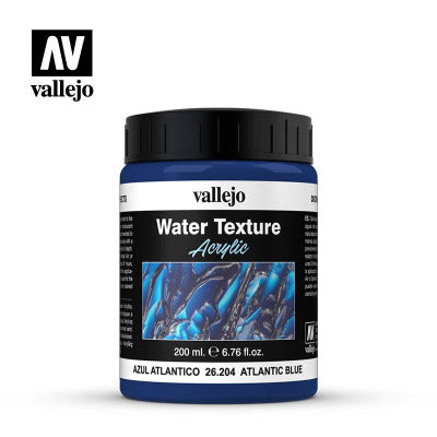 Vallejo Water Texture Atlantic Blue (200ml) - Vallejo