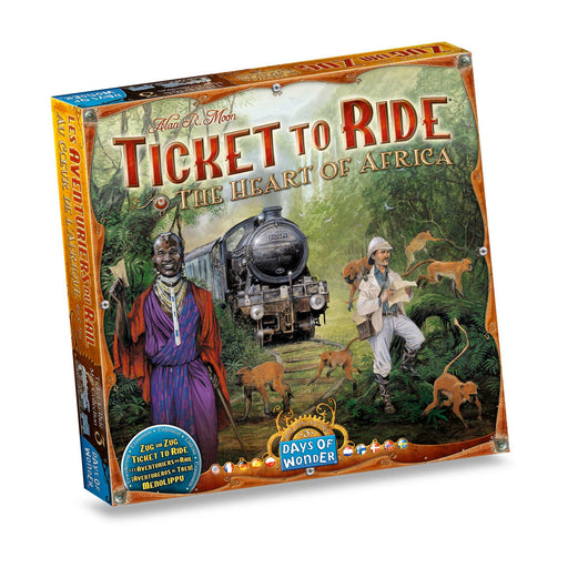 Ticket To Ride Heart of Africa Map Collection - Days of Wonder