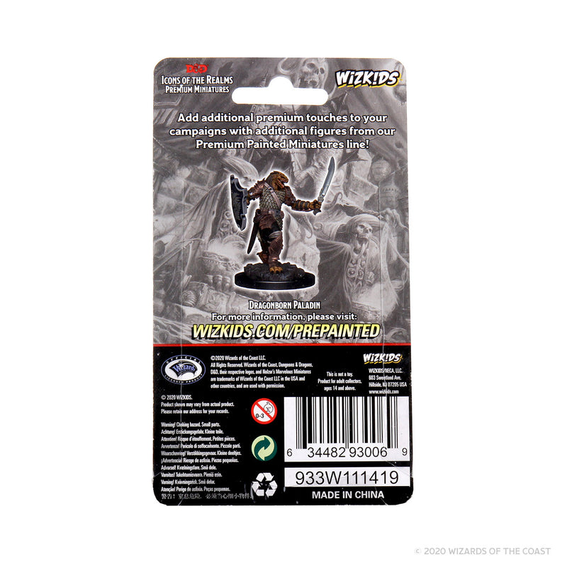Icons of the Realm: Premium Dragonborn Paladin - Wizkids