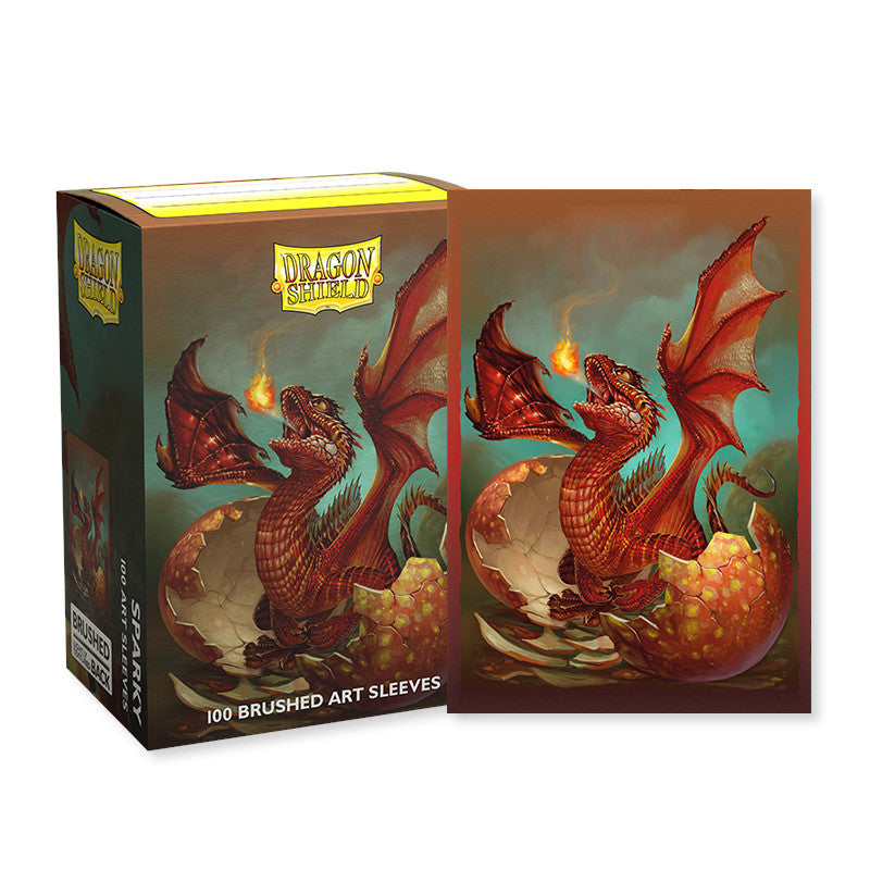 Dragon Shield Sparky - Brushed Art Sleeves - Standard Size - Arcane Tinmen