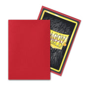 Dragon Shield Ruby - Matte Sleeves - Japanese Size (60) - Arcane Tinmen