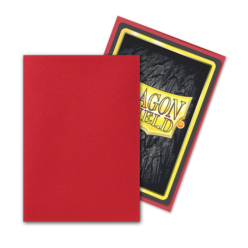 Dragon Shield Ruby - Matte Sleeves - Japanese Size (60) - Arcane Tinmen