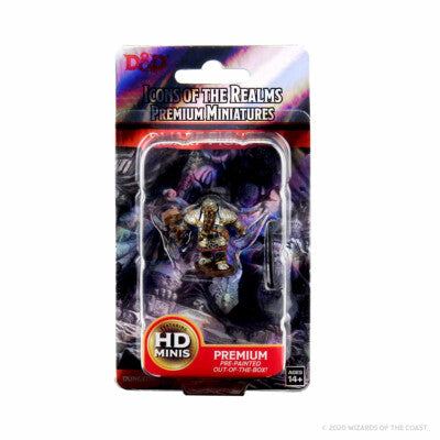 Icons of the Realm: Premium Dwarf Fighter - Wizkids