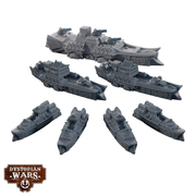 Ning Jing Battlefleet Set: Dystopian Wars - Warcradle Studios