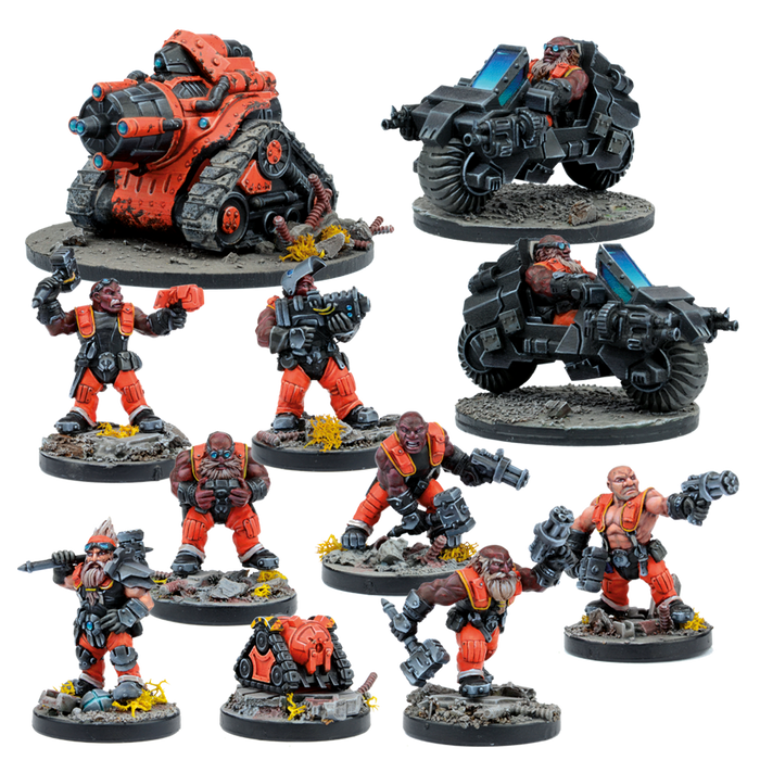 Deadzone Forge Father Brokkrs Booster - Mantic Games