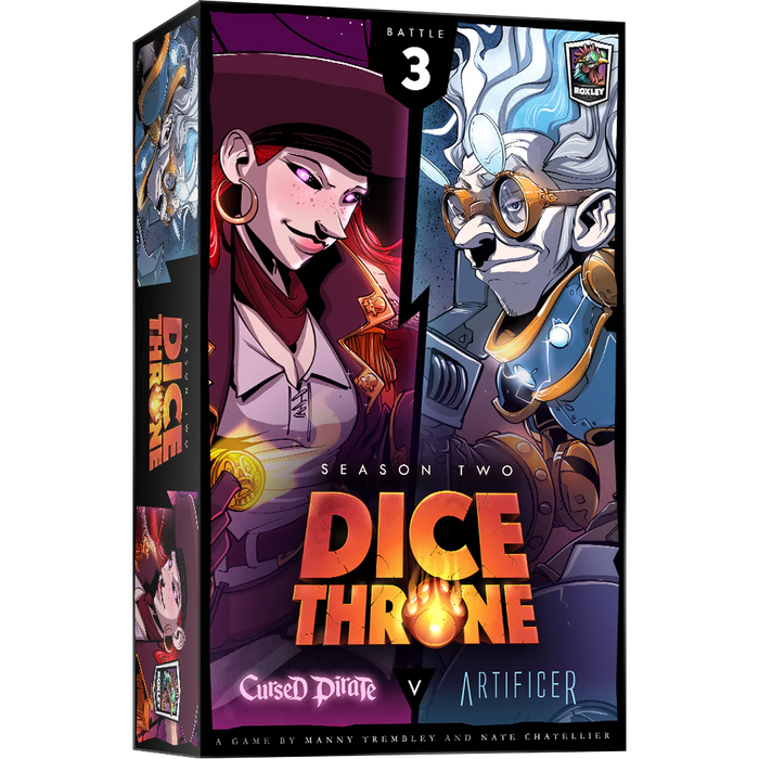 Dice Throne : Season Two : Cursed Pirate Vs Artificer - Roxley Games