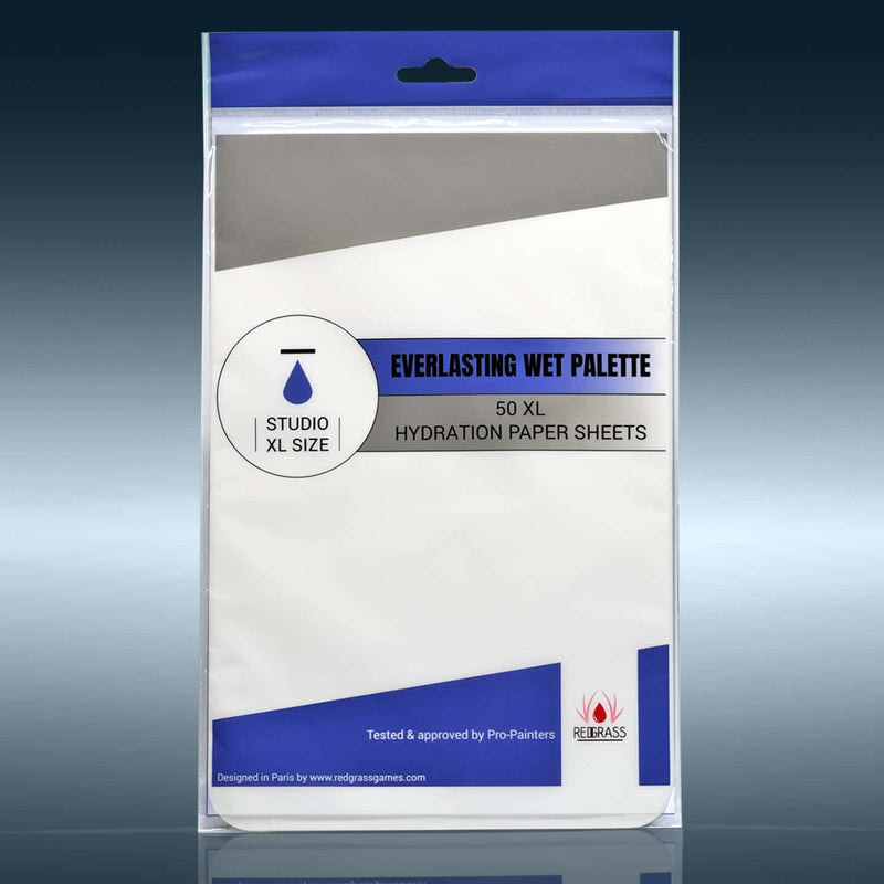 Everlasting Wet Palette - 50 Hydration Sheets - Studio Size - Redgrass Games