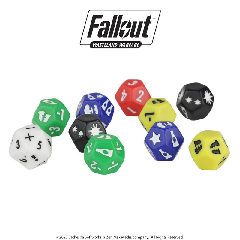 Fallout: Wasteland Warfare Survivors Dice Set - Modiphius