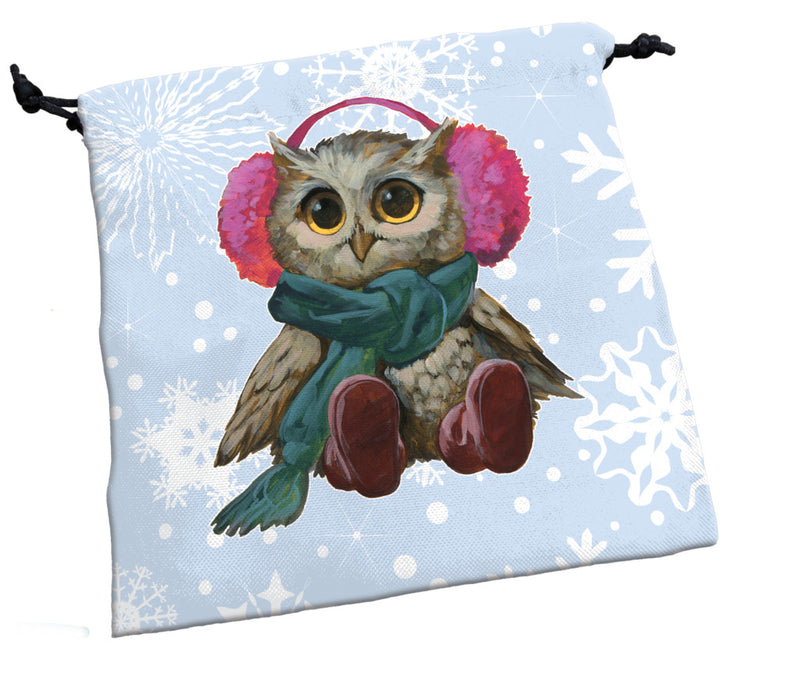 Festive Owls Deluxe Dice Bag - Steve Jackson Games
