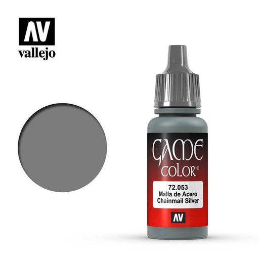 AV Vallejo Game Color 17ml - Chainmail Silver - Vallejo