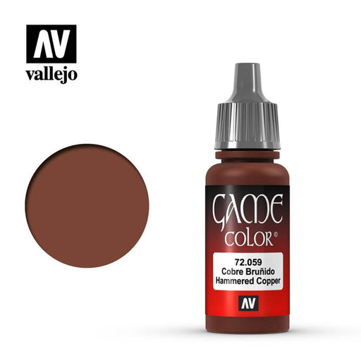 AV Vallejo Game Color 17ml - Hammered Copper - Vallejo