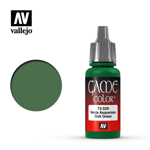 AV Vallejo Game Color 17ml - Sick Green - Vallejo
