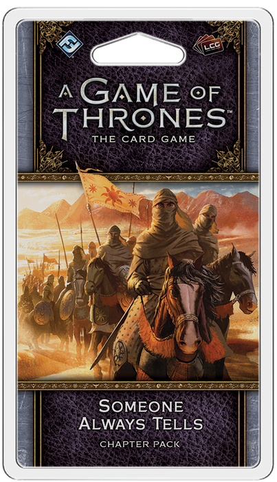 Someone Always Tells: A Game of Thrones Living Card Game Expansion Pack - Fantasy Flight Games