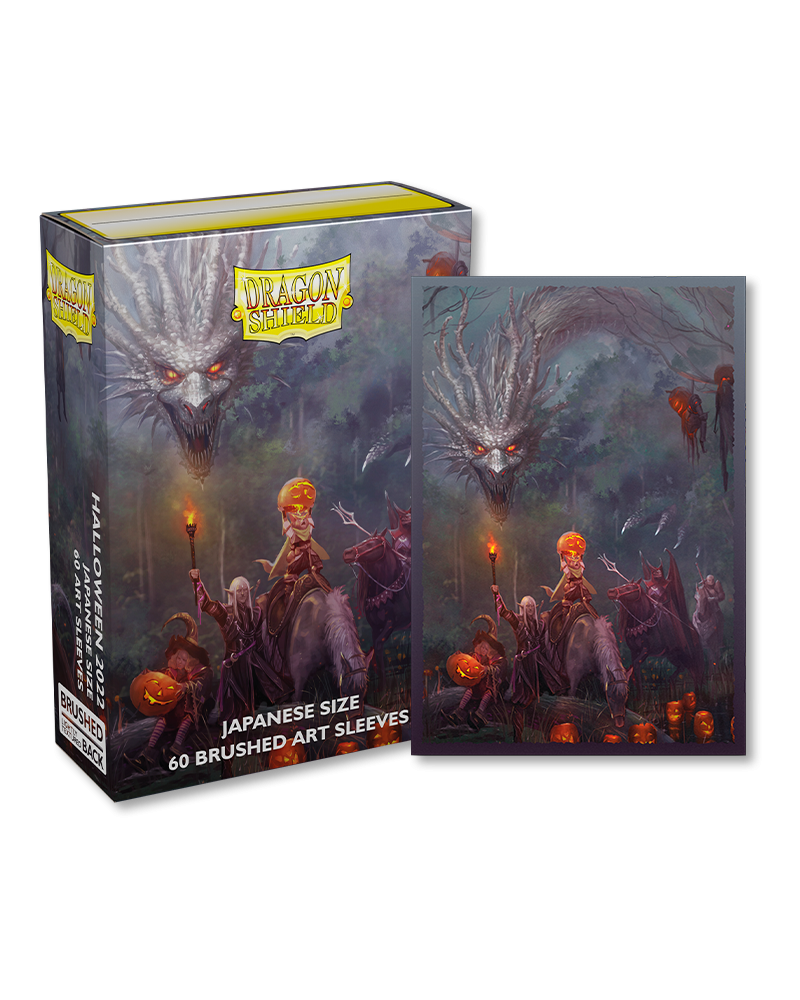 Dragon Shield Japanese Size Brushed Art Sleeves - Halloween 2022 - Arcane Tinmen
