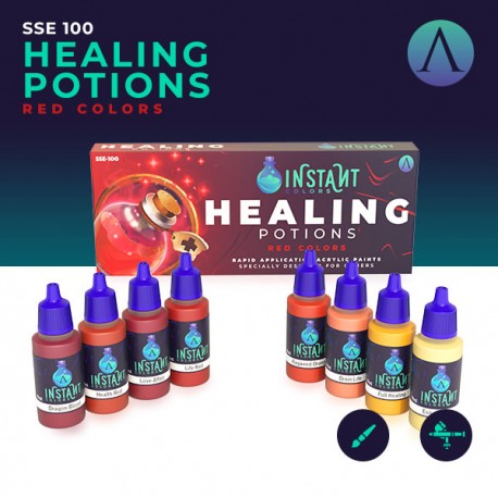 Instant Colors Healing Potions Red Paint Set - Scale75 Hobbies and Games