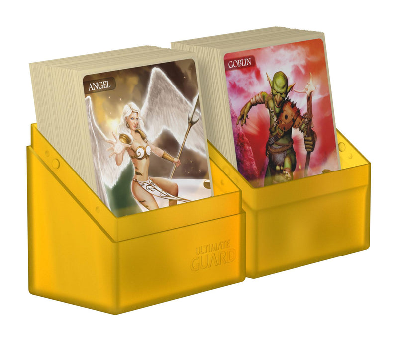 Ultimate Guard Boulder Deck Case 60+ Standard Size Amber - Ultimate Guard