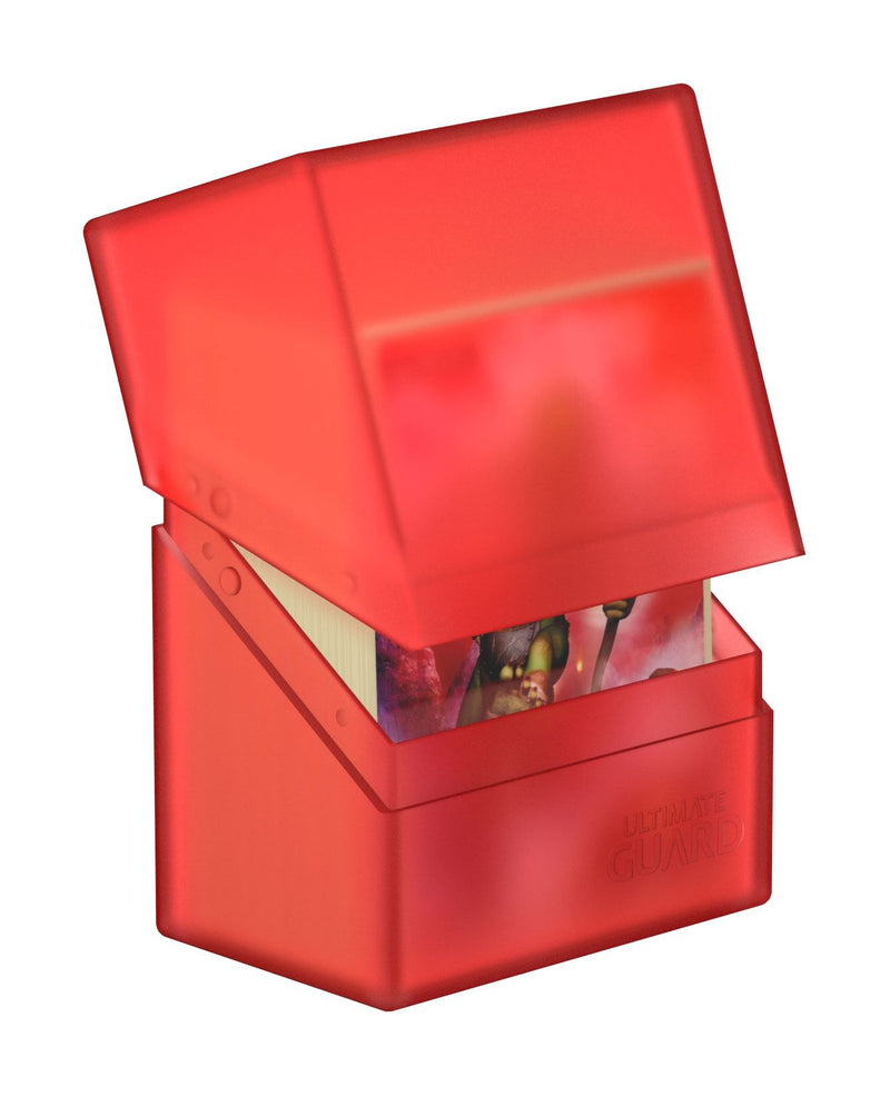 Ultimate Guard Boulder Deck Case 60+ Standard Size Ruby - Ultimate Guard