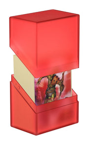 Ultimate Guard Boulder Deck Case 60+ Standard Size Ruby - Ultimate Guard