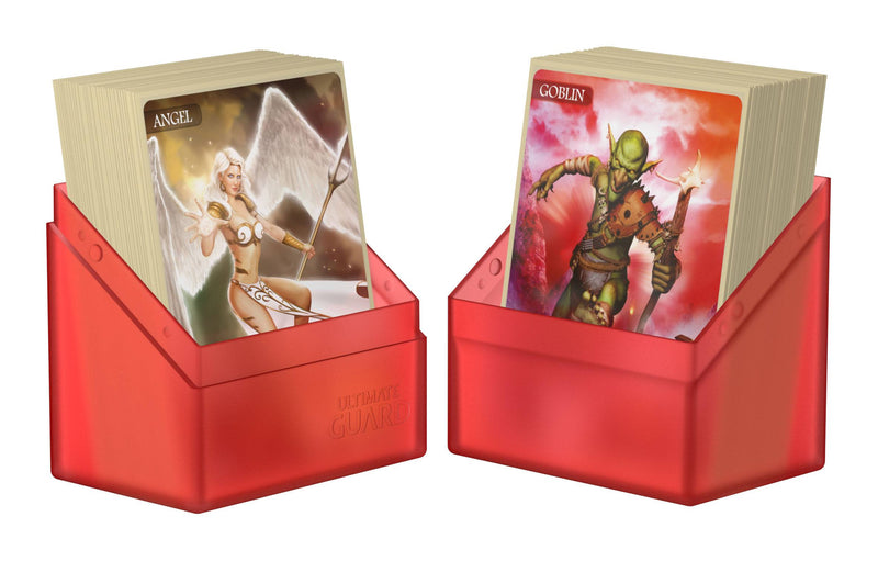 Ultimate Guard Boulder Deck Case 60+ Standard Size Ruby - Ultimate Guard