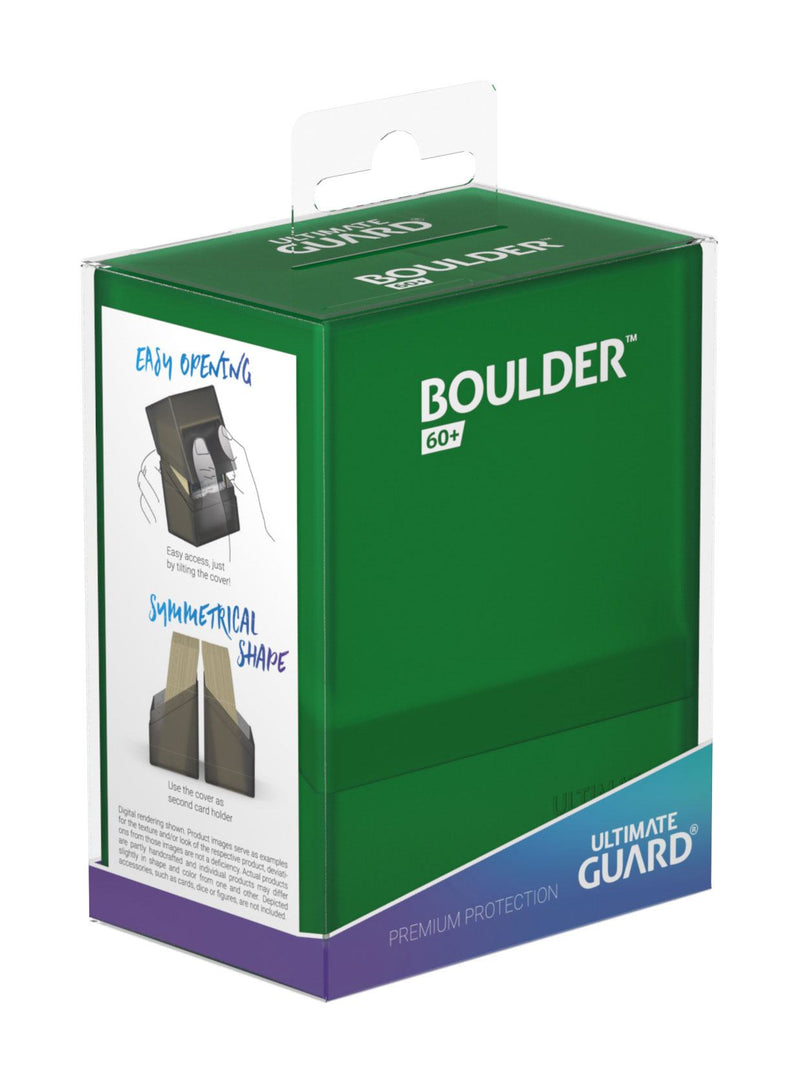 Ultimate Guard Boulder Deck Case 60+ Standard Size Emerald - Ultimate Guard