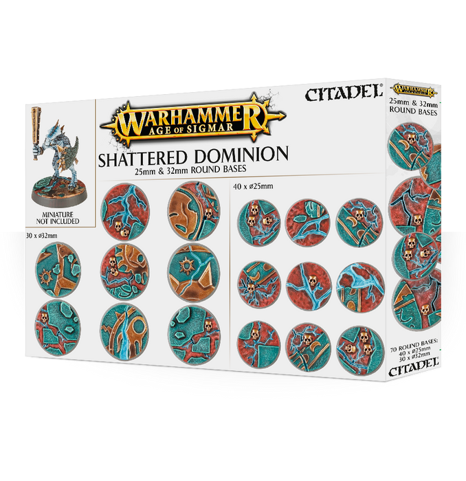 25 & 32mm Round Bases AOS: Shattered Dominion - Games Workshop