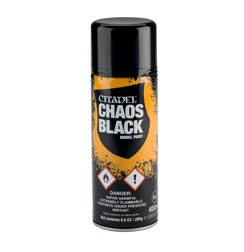 Chaos Black Spray - Games Workshop