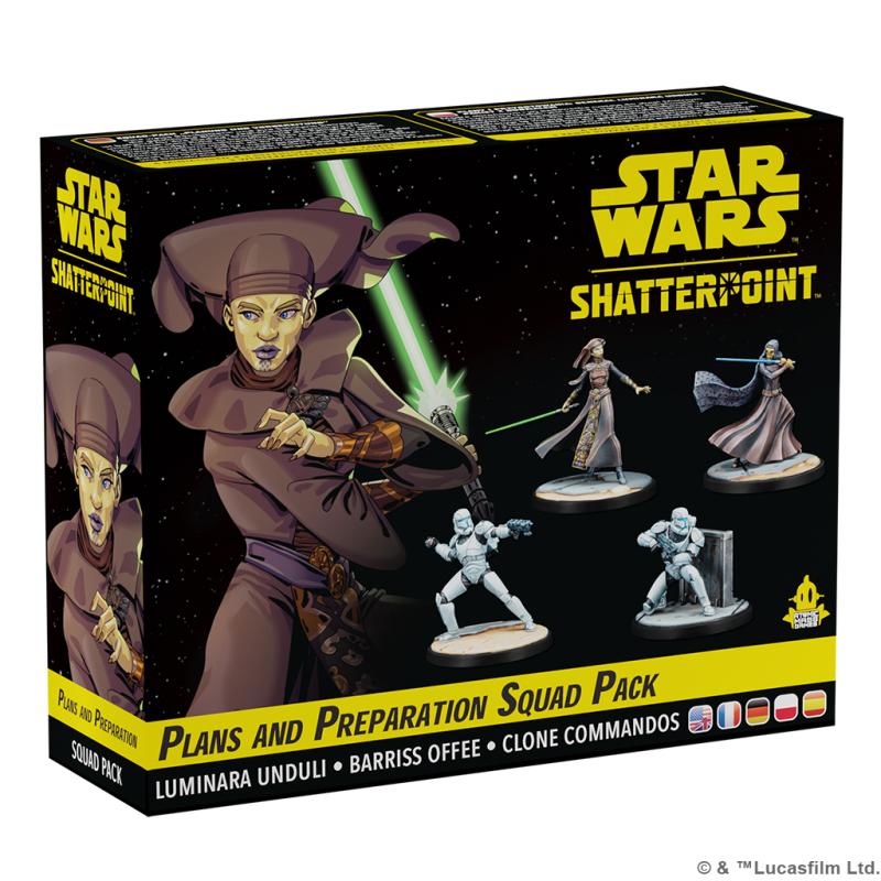 Plans and Preparation (General Luminara Unduli Squad Pack): Star Wars Shatterpoint - Atomic Mass Games