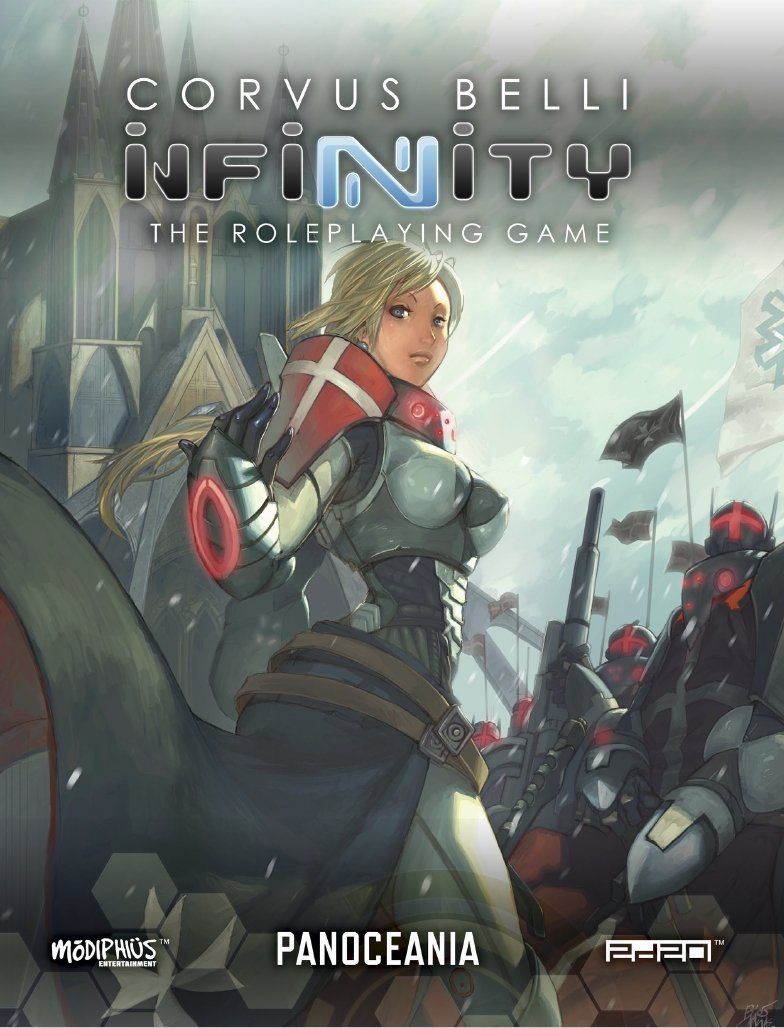 Infinity Roleplaying Game PanOceania Sourcebook - Modiphius