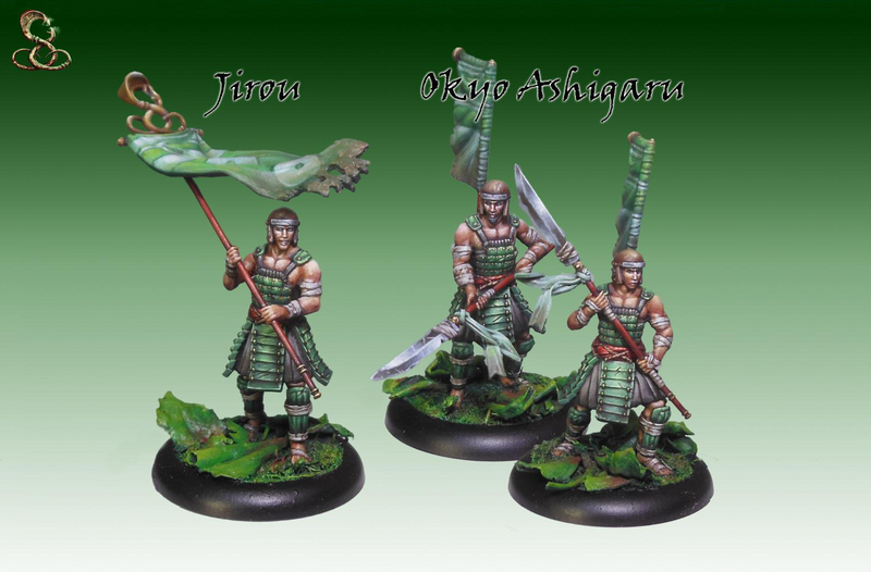 Jirou & Okyo Ashigaru - Ito Clan - Athena Games Ltd