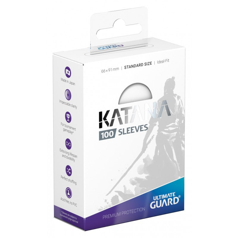 Ultimate Guard Katana Sleeves Standard Size White (100) - Ultimate Guard
