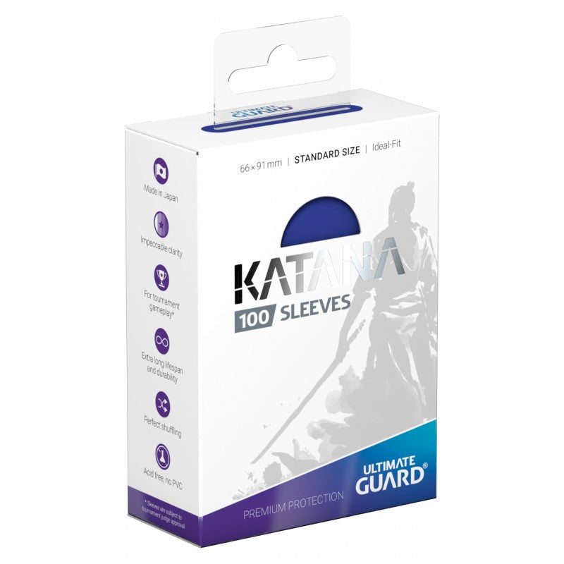 Ultimate Guard Katana Sleeves Standard Size Blue (100) - Ultimate Guard