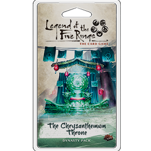 The Chrysanthemum Throne - Legend of the Five Rings Dynasty Pack - Fantasy Flight Games