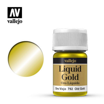 Vallejo Liquid Gold Old Gold - Vallejo