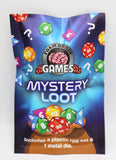 Mystery Loot: Plastic RPG Dice Set & Bonus Metal Die - Foam Brain Games