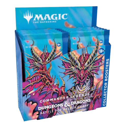 Magic: The Gathering Commander Legends: Battle for Baldur’s Gate Collector Booster Box | 12 Packs (180 Magic Cards) - Wizards Of The Coast