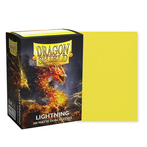 Dragon Shield Lightning - Matte Dual Sleeves - Standard Size (100) - Arcane Tinmen