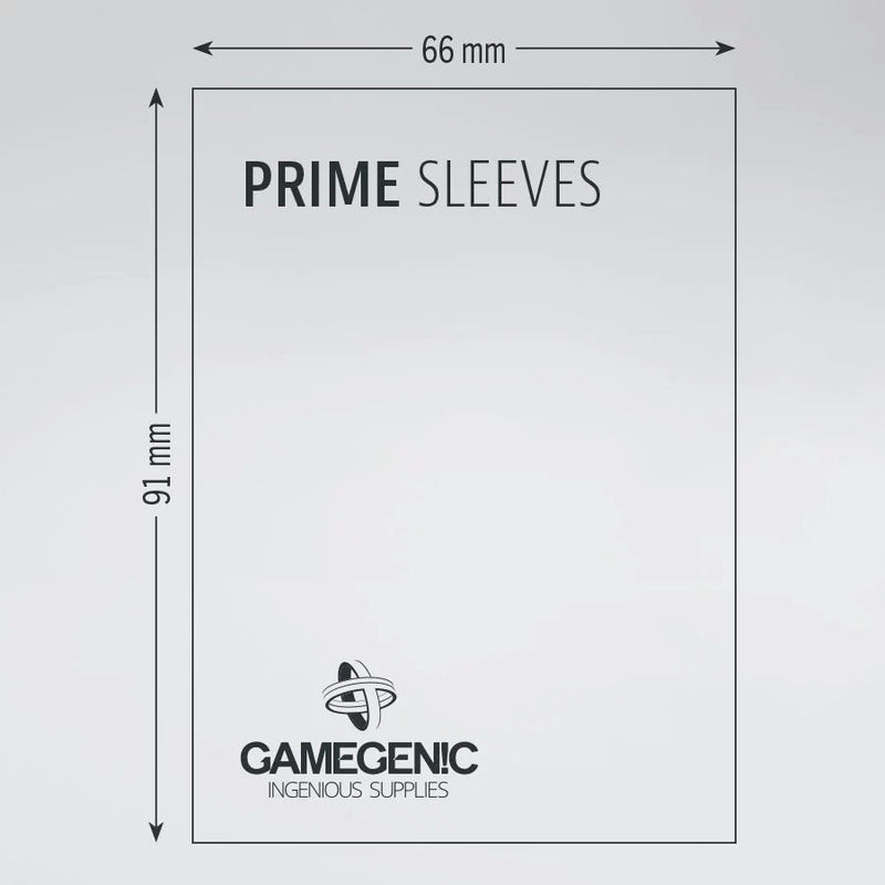 Gamegenic Prime Sleeves Gray (100 ct.) - Gamegenic