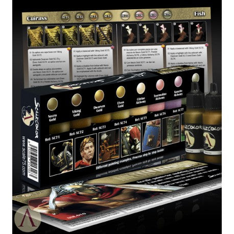 Metal N Alchemy Golden Series Paint Set - Scale75 - Scale75 Hobbies and Games