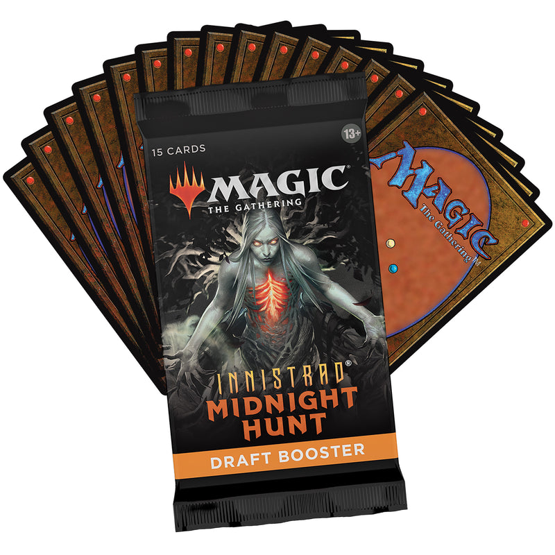 Magic: The Gathering Innistrad Midnight Hunt Draft Booster - Wizards Of The Coast