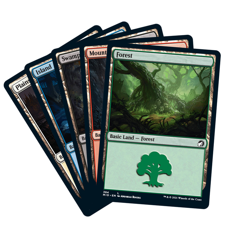 Magic: The Gathering Innistrad Midnight Hunt Realms Bundle | 8 Set Boosters (96 Magic Cards) + Accessories - Wizards Of The Coast