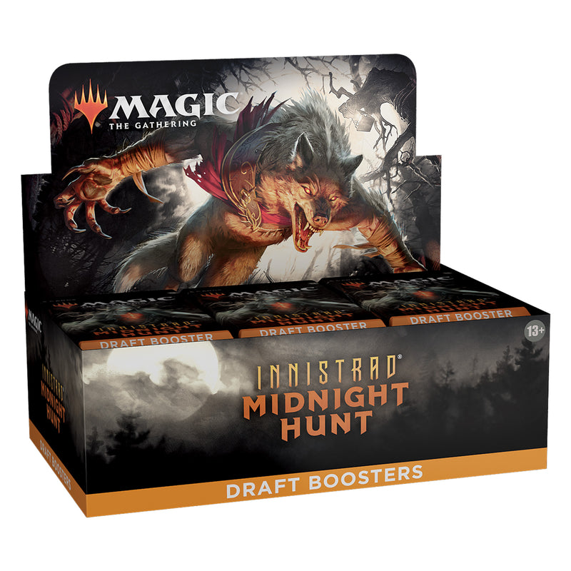 Magic: The Gathering Innistrad Midnight Hunt Draft Booster Box | 36 Packs (540 Magic Cards) - Wizards Of The Coast