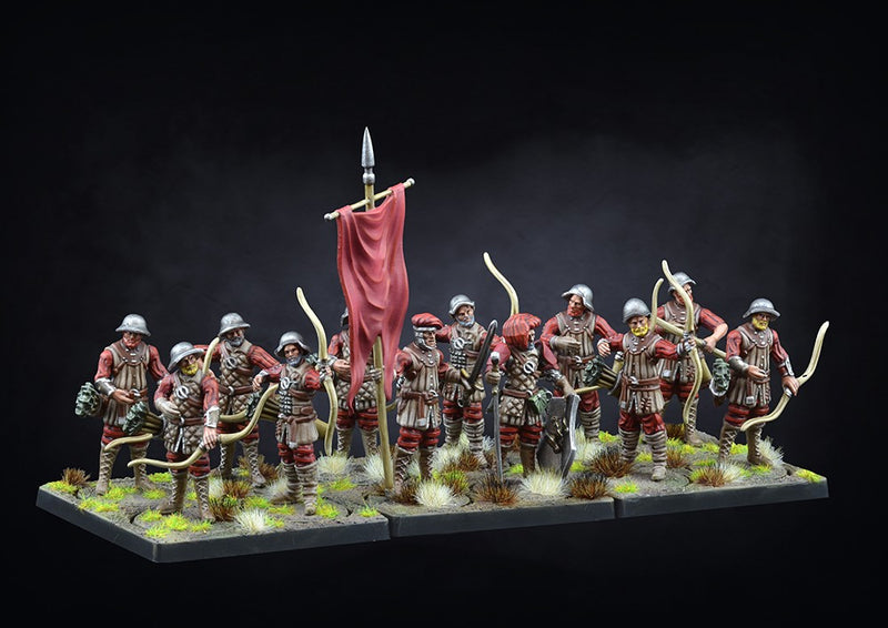 Hundred Kingdoms Militia Bowmen - Conquest: The Last Argument of Kings - Para Bellum Wargames