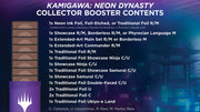Magic: The Gathering Kamigawa: Neon Dynasty Collector Booster Box | 12 Packs (180 Magic Cards) - Wizards Of The Coast