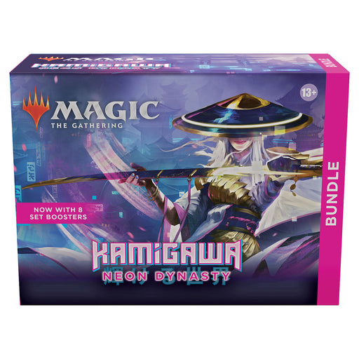 Magic: The Gathering Kamigawa: Neon Dynasty Bundle | 8 Set Boosters + Accessories - Wizards Of The Coast