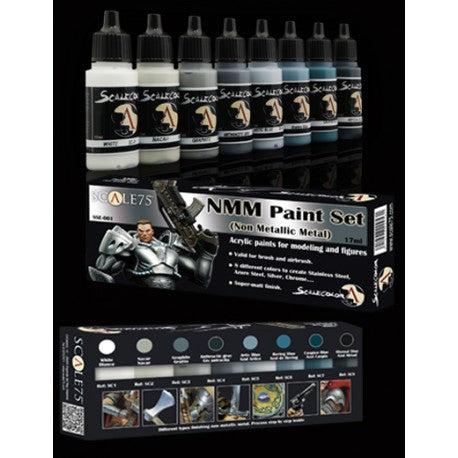 NMM Paint Set - STEEL - Scale75 - Scale75 Hobbies and Games