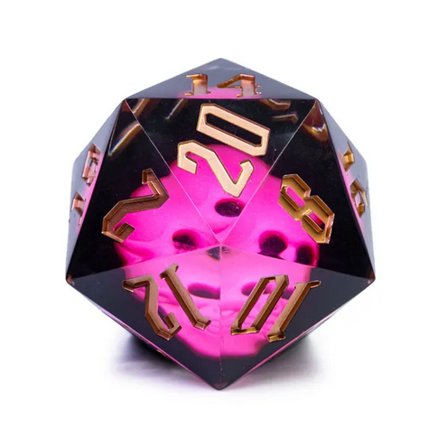 Devious Pink Skull - 55mm D20