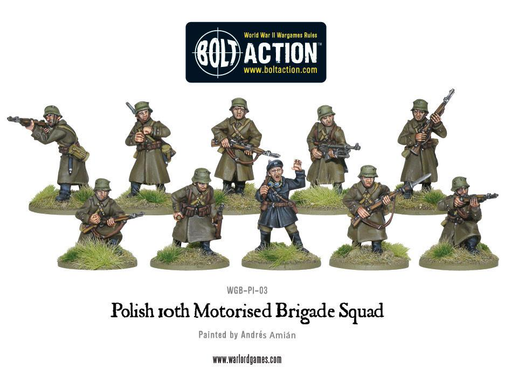 Polish 10th Motorised Brigade Squad - Warlord Games